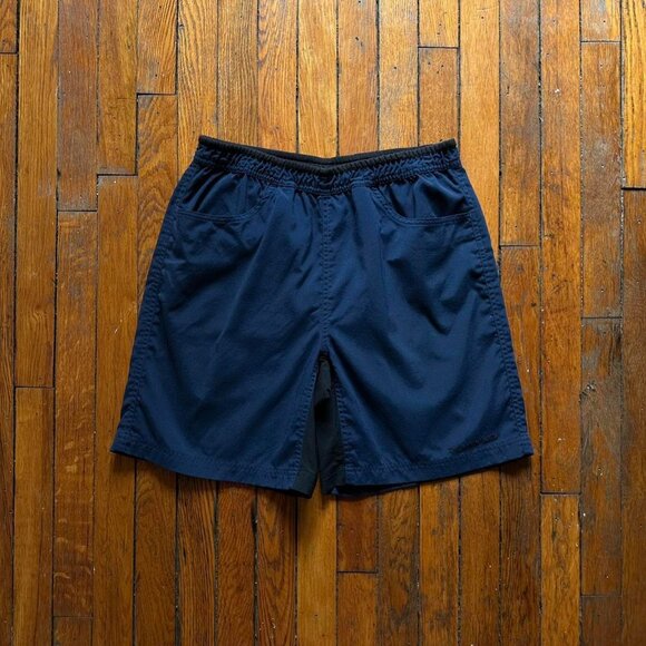 The North Face Hiking Sweat Shorts Men Size Medium Navy Blue Black Outdoor. - Picture 1 of 7